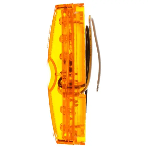 2"x4" LED, Yellow Rectangular, 16 Diode, Marker Clearance Light