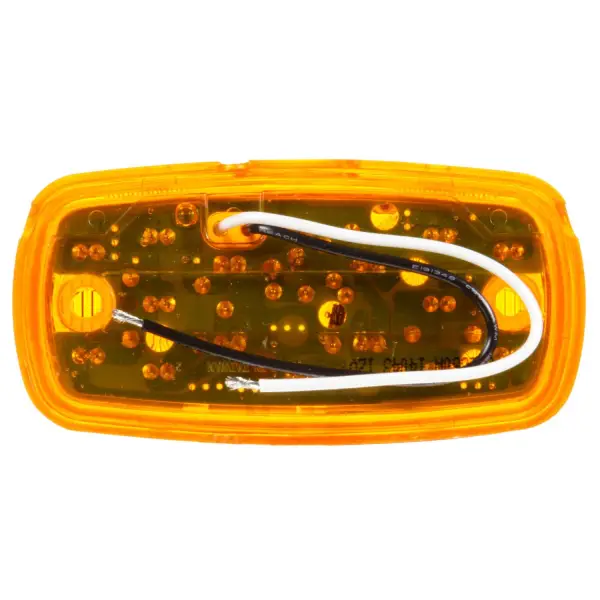 2"x4" LED, Yellow Rectangular, 16 Diode, Marker Clearance Light