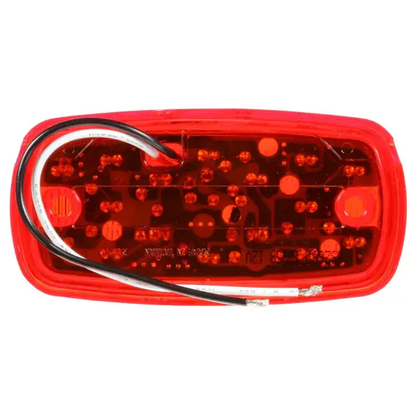 2"x4" LED, Red Rectangular, 16 Diode, Marker Clearance Light