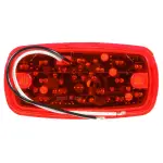 2"x4" LED, Red Rectangular, 16 Diode, Marker Clearance Light