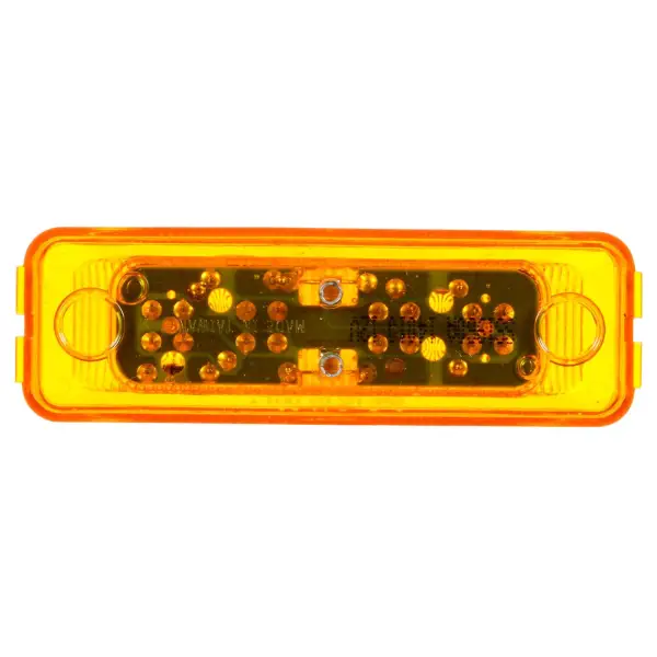 1"x4" LED, Yellow Rectangular, 4 Diode, Marker Clearance Light