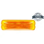 1"x4" LED, Yellow Rectangular, 4 Diode, Marker Clearance Light