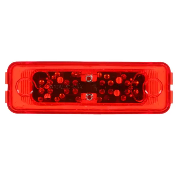 1"x4" LED, Red Rectangular, 4 Diode, Marker Clearance Light