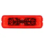 1"x4" LED, Red Rectangular, 4 Diode, Marker Clearance Light