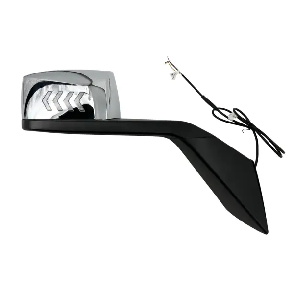 Passenger Side Hood Mirror w/ Turn Light for 2004-2017 Volvo VNL