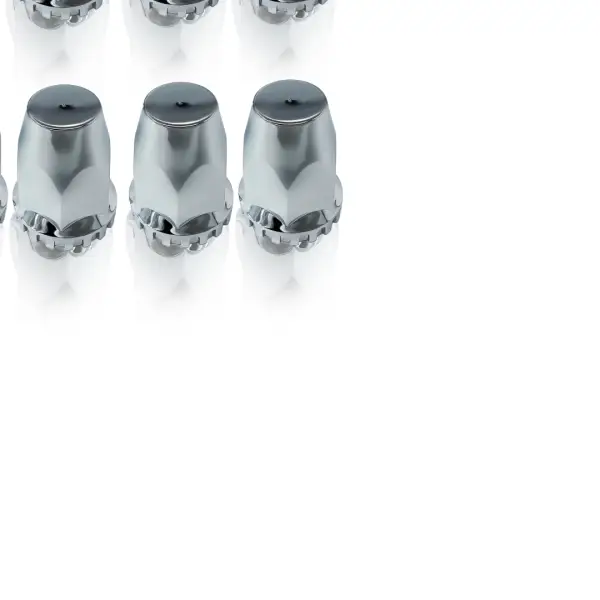 TR082-TWCS Chrome Plastic Universal Wheel Cover Set with 33MM Screw-on Lug Nut Covers with Installation Tool
