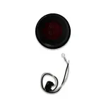 2" LED, Red Round Marker Clearance Light with Grommet and Wiring