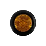 2" LED, Amber Round Marker Clearance Light w/ Grommet and Wiring