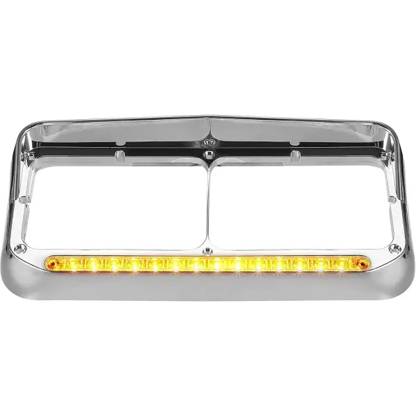 Chrome Headlight Bezel for Kenworth and Peterbilt Trucks