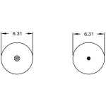 Convoluted Air Spring Replaces W01-358-6897, 2B9-229, 64517