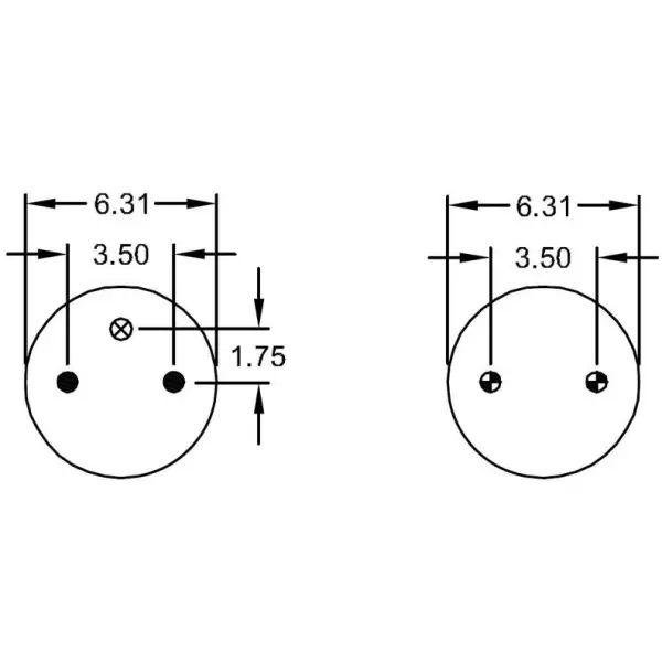 Convoluted Air Spring Replaces W01-358-6943, 2B9-250, 905-57-237