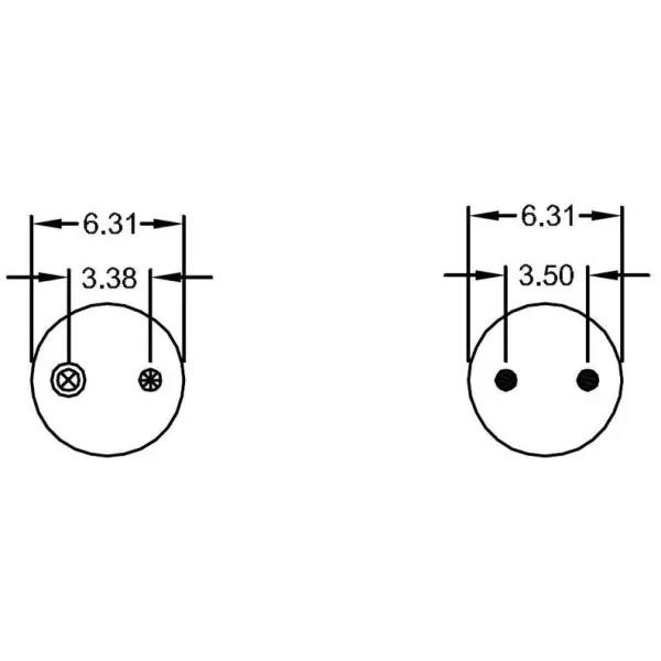 Convoluted Air Spring Replaces W01-358-6944, 2B9-252, 6944, 4454