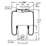 Cabin Air Spring Replaces W02-358-7043, 69932, SC29Y043, 69932