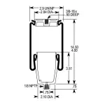 Cabin Air Spring for Kenworth Replaces R81-1002, W02-358-7110