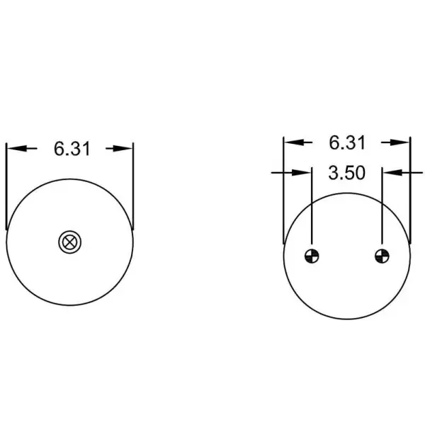 Convoluted Air Spring Replaces S-14486, 3317, 2B10-226, 7795