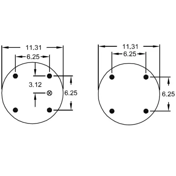 Convoluted Air Spring Replaces S-13047, W01-358-7800, 3B14-360