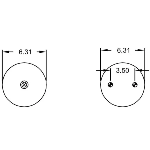 Convoluted Air Spring Replaces S-23114, W01-358-7897, 2B9-495