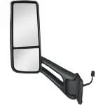 Left Side Black Powered Heated Door Mirror Peterbilt 567 and 579