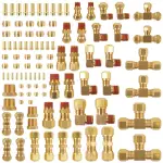 Brass DOT Fitting Assortment Kit 101 pcs w/ Air Tubing