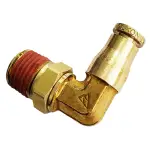 Push To Connect Brass Male Fitting Elbow 1/4\" O.D. 1/4\" I.D.