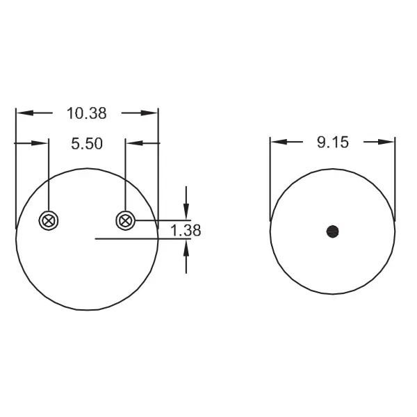 Trailer Air Spring Replaces S-20900, S-21800, W01-358-8709