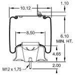 Air Spring for Volvo Replaces 3934699, 8079902, 20733034, 8829