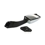 Left Side Chrome Hood Mirror 2004-17 Volvo VNL Replaces 82361058