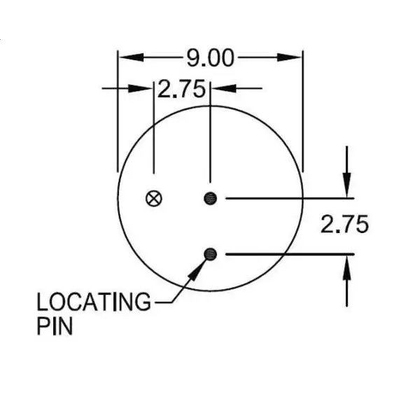 Air Spring for Volvo Replaces 21132005, W01-M58-8468, 1R12-654