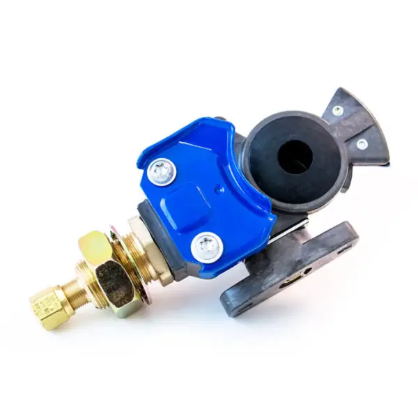 TR035094 Blue Service Gladhand with Shut-off Valve