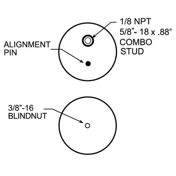 Pickup Convoluted Air Spring:TR6397